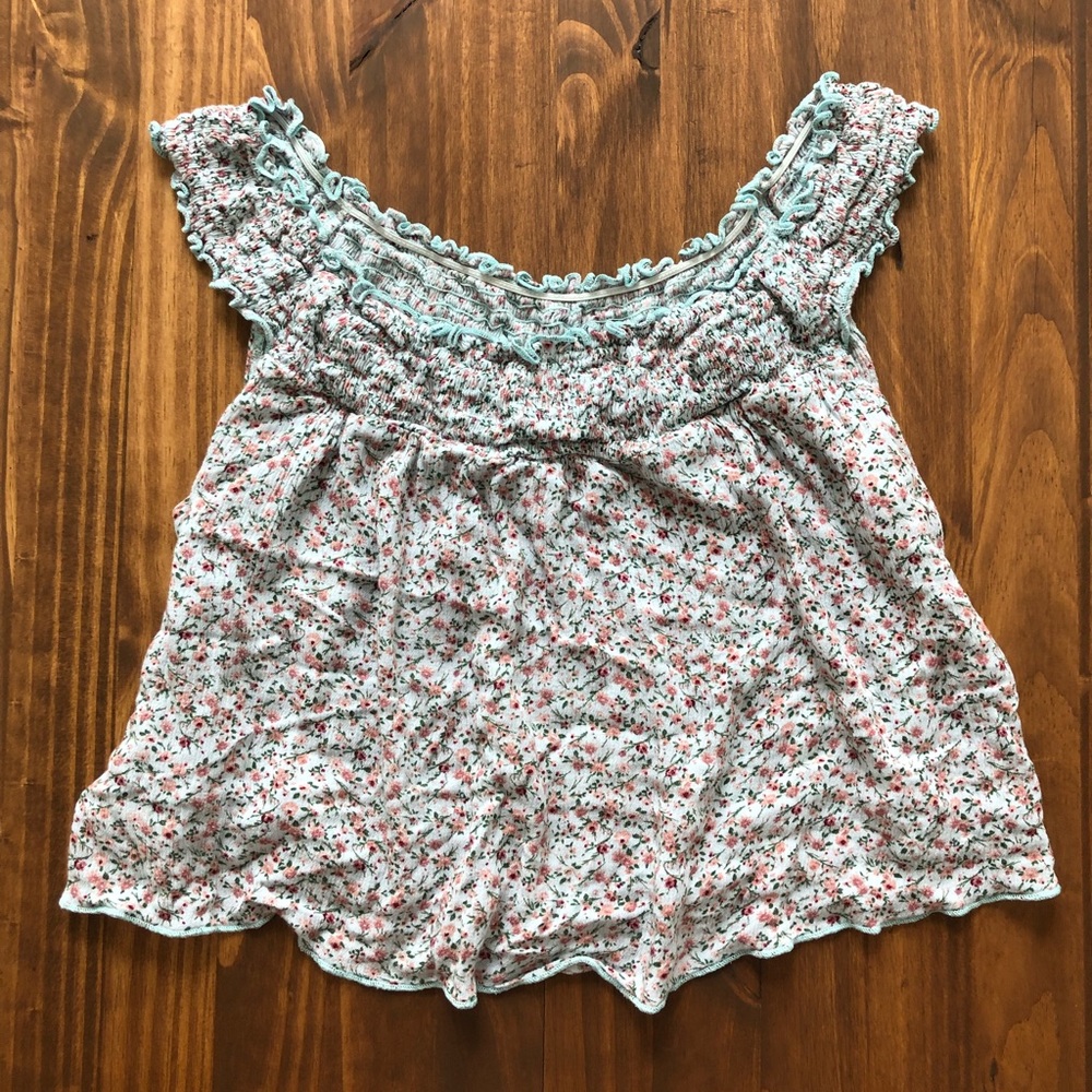 Floral crop top
